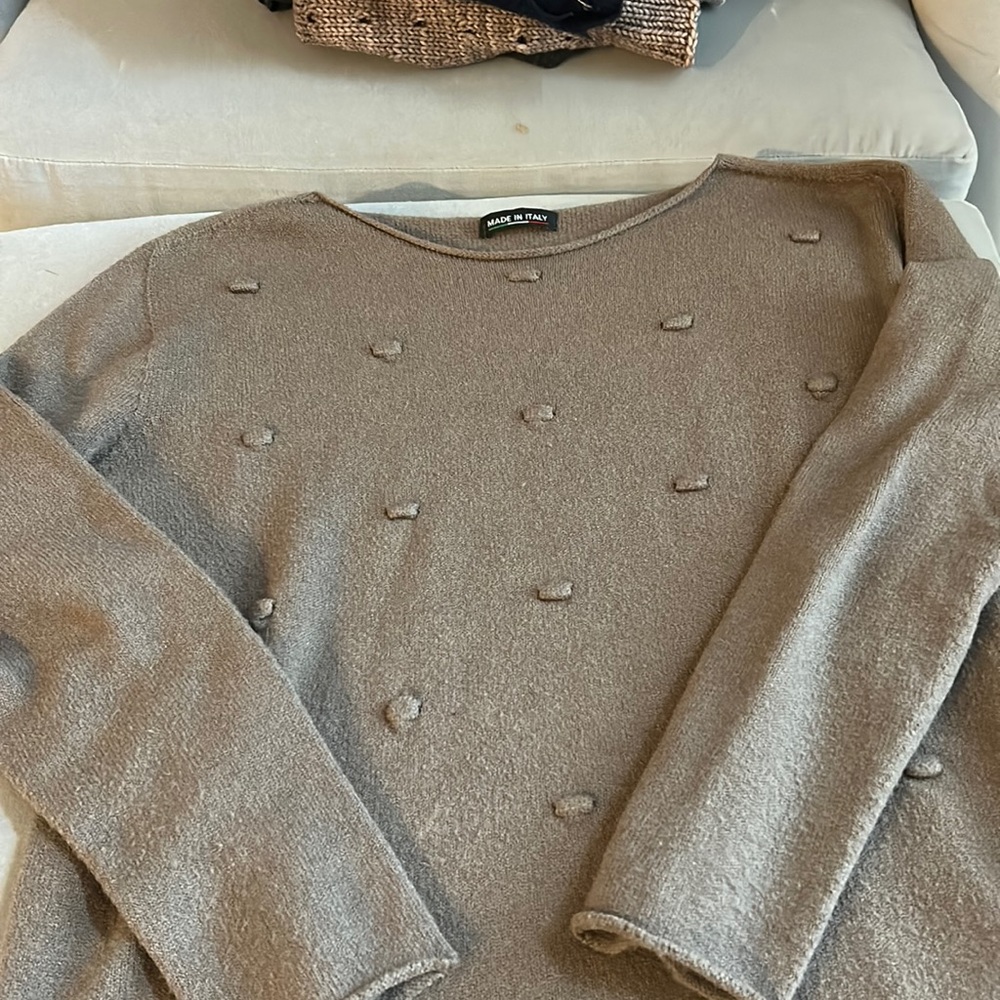 Toffee cashmere sweater, worn once
